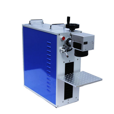 中国 45kg青い色の軽量繊維レーザーの印機械小型タイプ サプライヤー