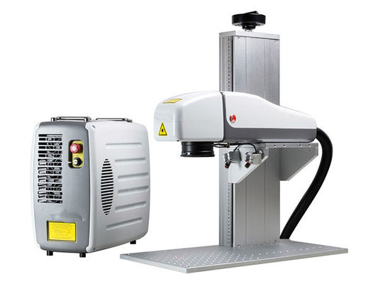 中国 曲げられた表面のための7000mm/S繊維レーザーの印機械3d 30wを促進して下さい サプライヤー
